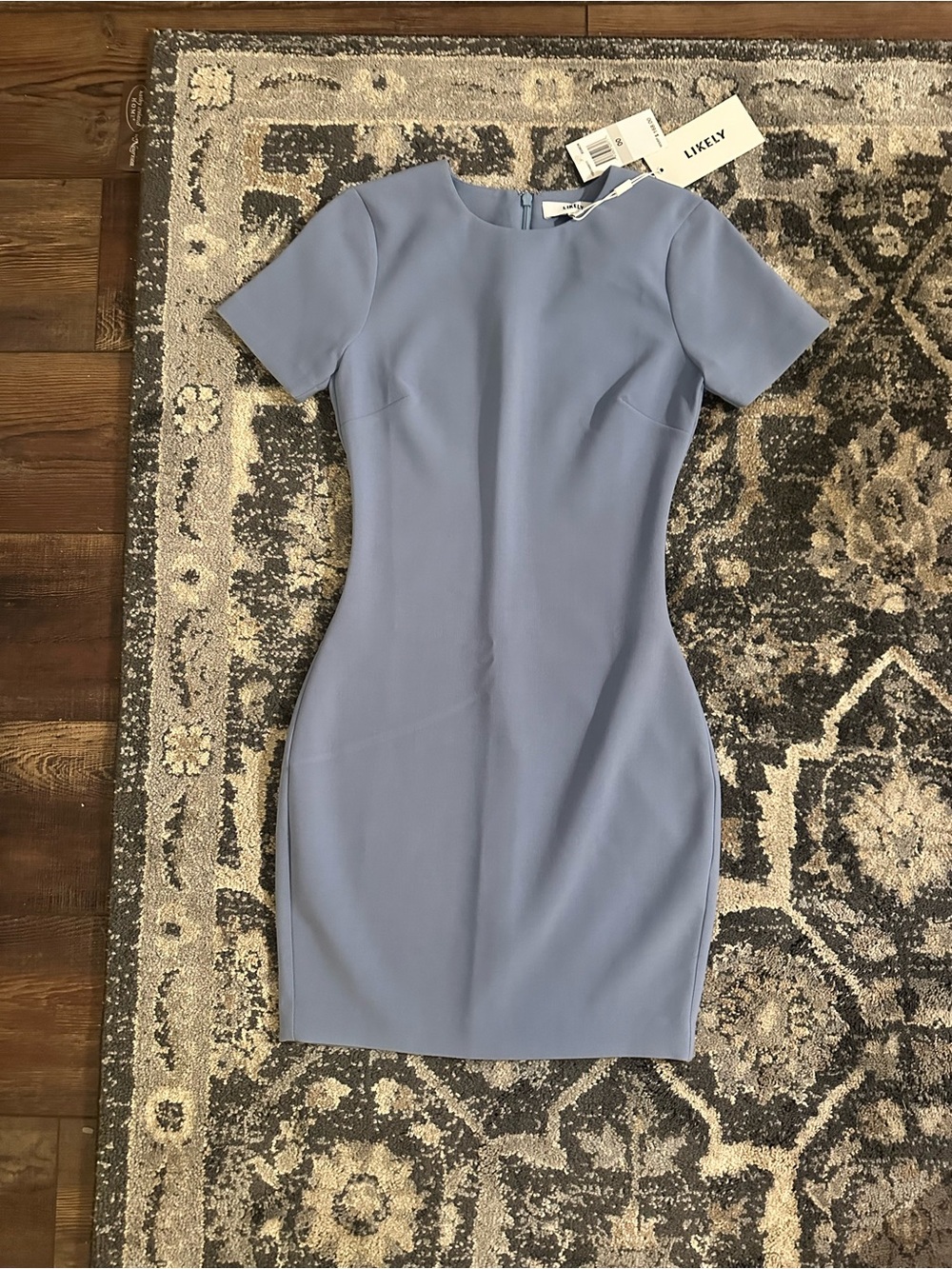 Likely Periwinkle Fitted Mini Dress